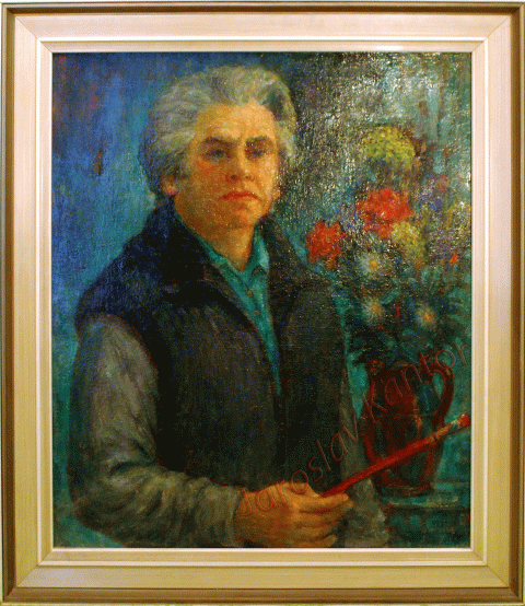 Autoportrét, 92x80 cm